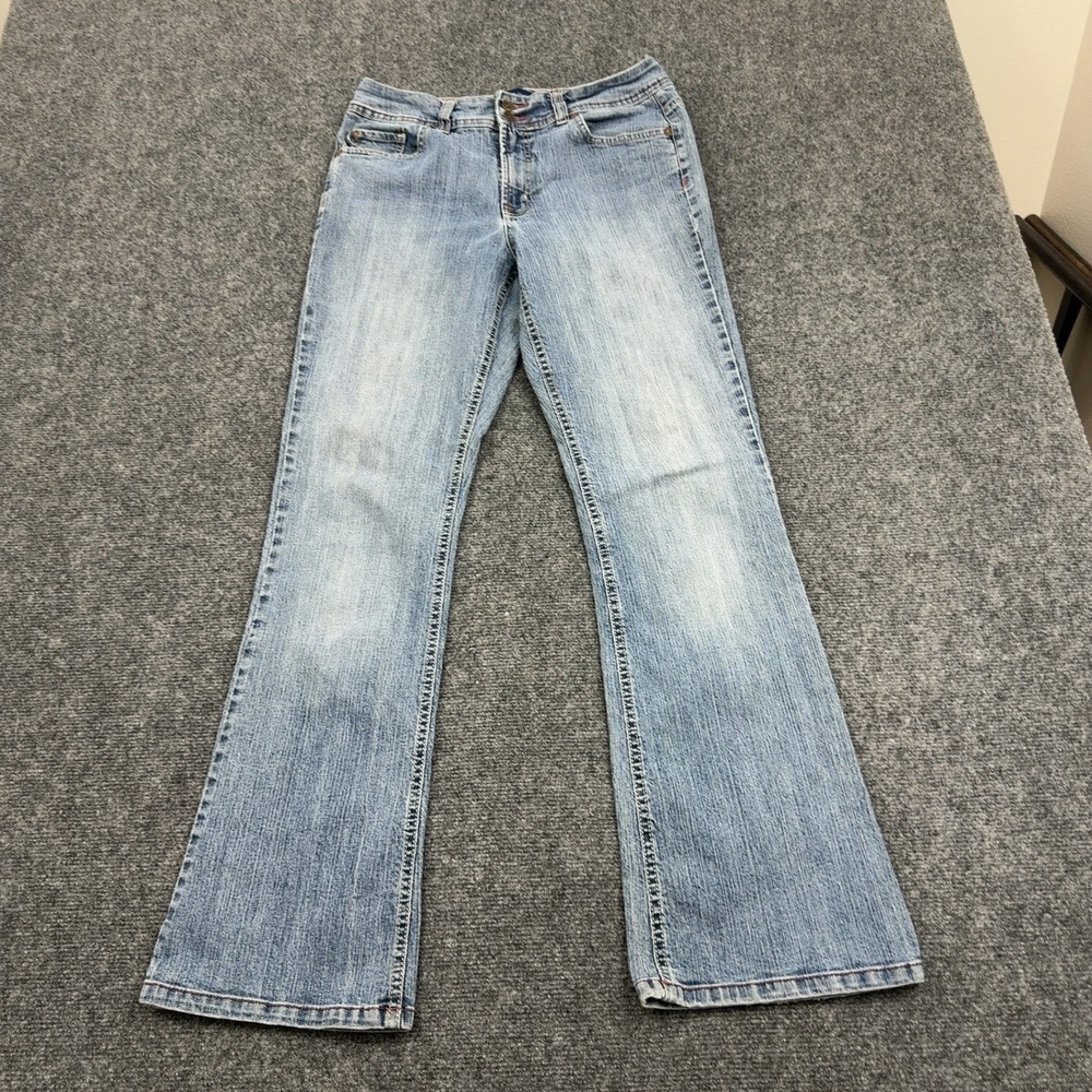 Bandolino Blu Jeans Women 10 Blue Cotton Polyester Spandex Arianna Bootcut Style